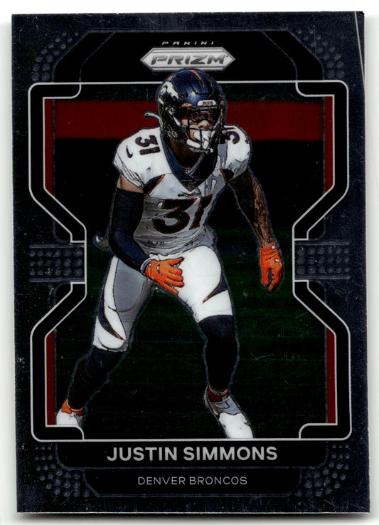 Justin Simmons - #205 - 2021 Panini Prizm - Panini