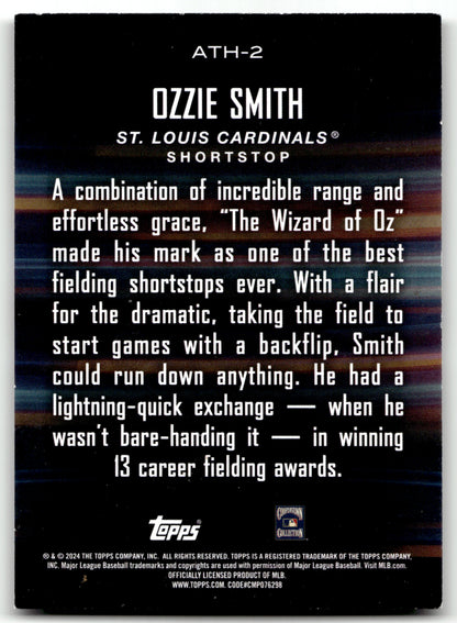 Ozzie Smith - #ATH-2 - 2024 Topps - Topps