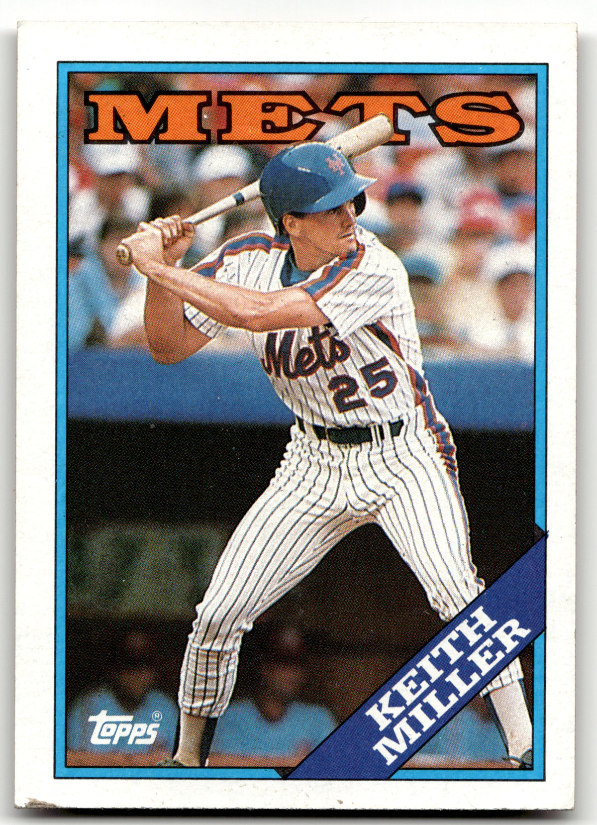 Topps Keith Rivers Keith Miller - #382 - 1988 Topps - Topps – White Squirrel Gaming