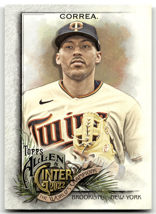 Carlos Correa - #117 - 2022 Topps Allen & Ginter - Topps