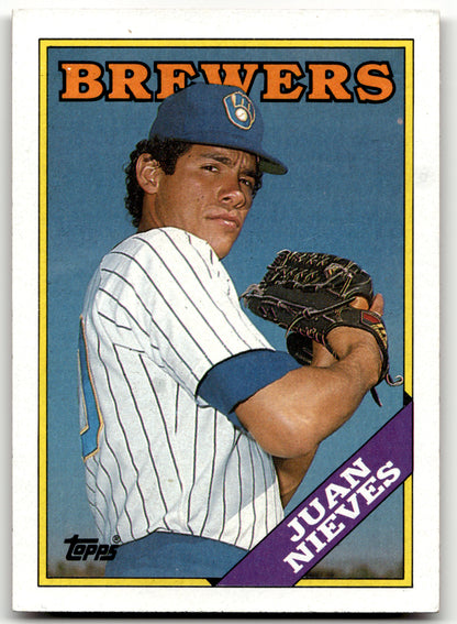 Juan Nieves - #515 - 1988 Topps - Topps