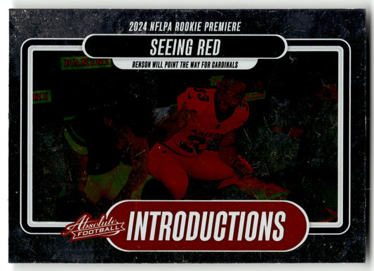 Trey Benson - #I-TBN - 2024 Panini Absolute - Panini