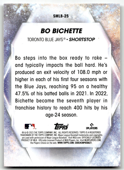 Bo Bichette - #SMLB-25 - 2023 Topps - Topps