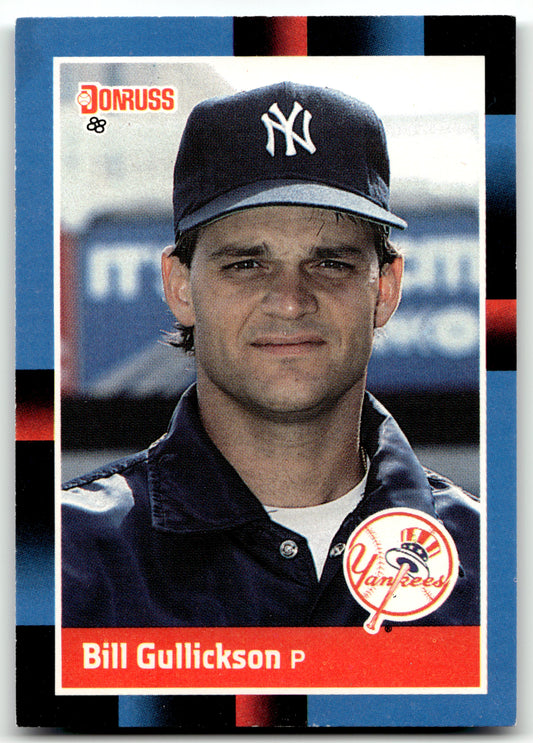Bill Gullickson - #586b - 1988 Donruss - Donruss