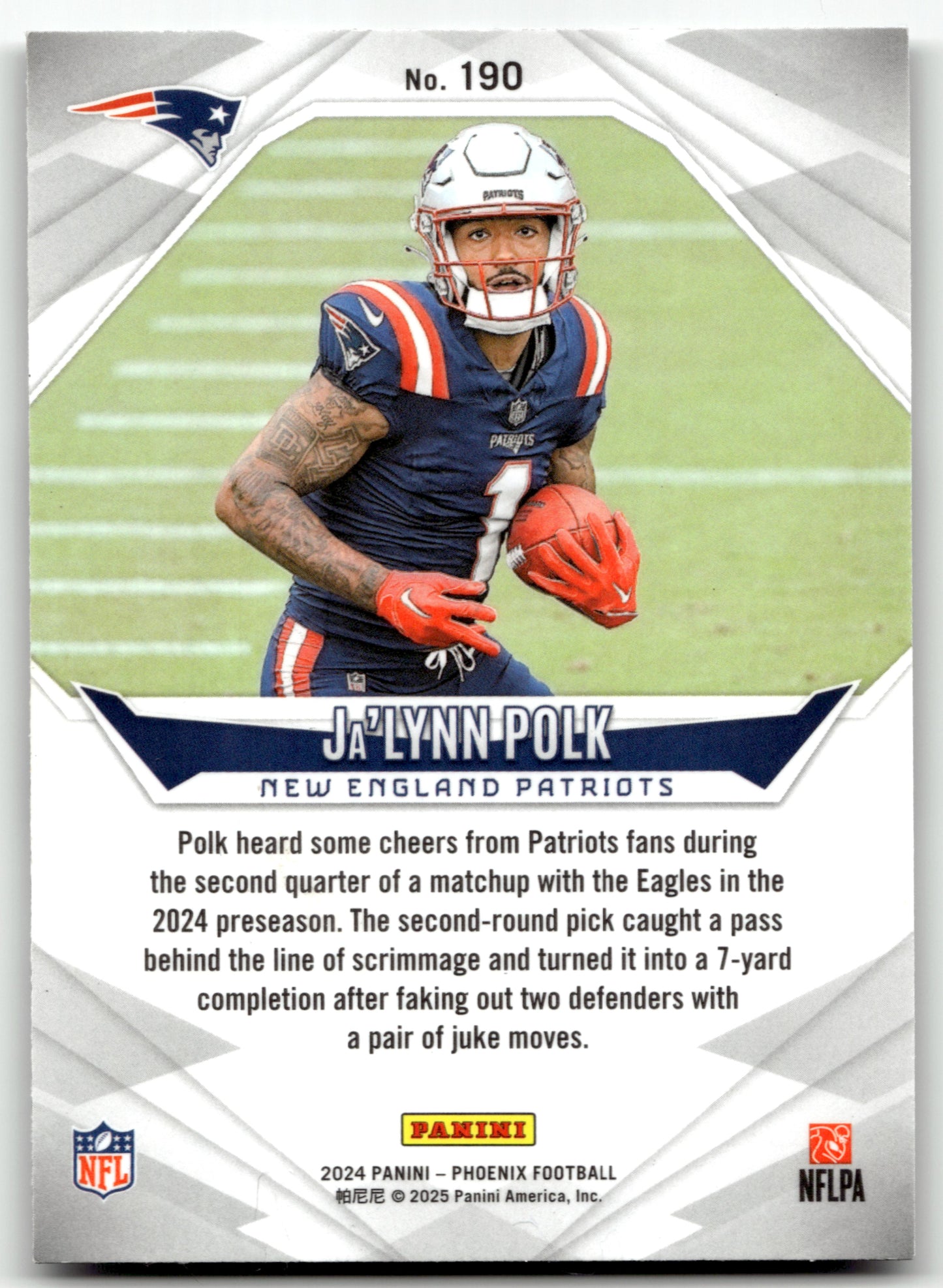 Ja'Lynn Polk - #190 - 2024 Panini Phoenix - Panini