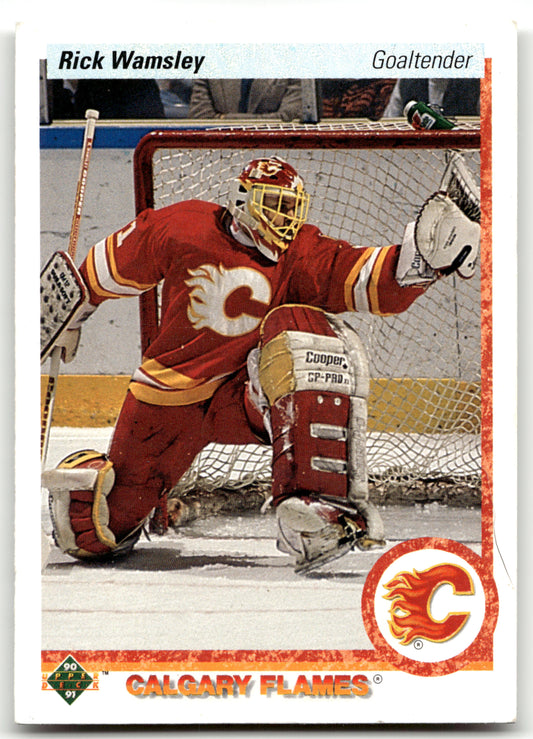 Rick Wamsley - #10b - 1990-91 Upper Deck - Upper Deck