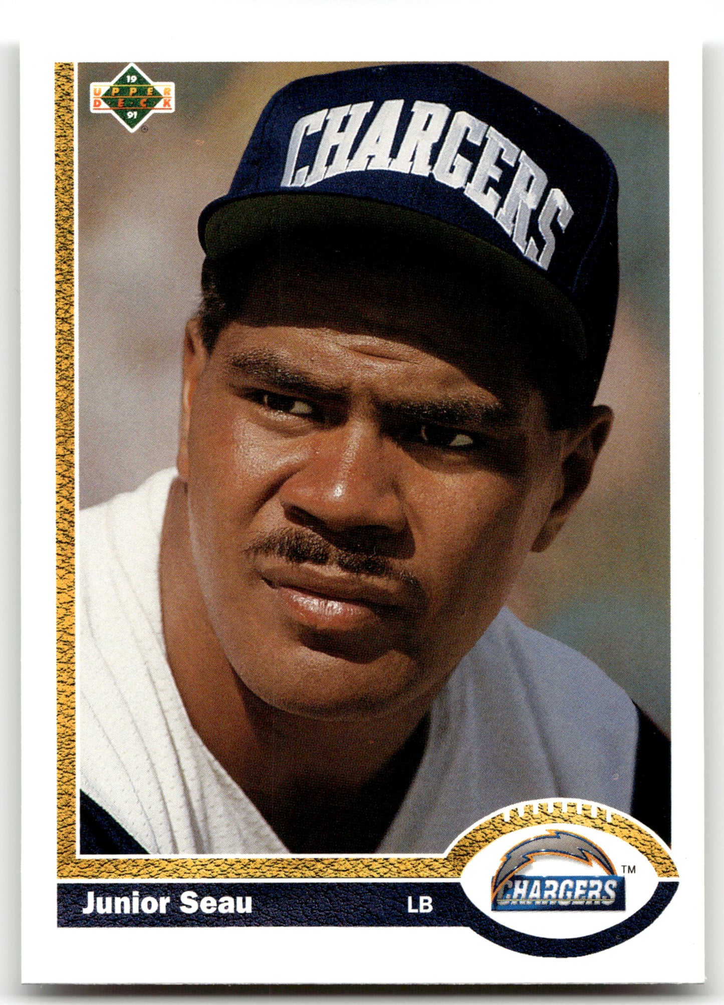 Junior Seau - #343c - 1991 Upper Deck - Upper Deck