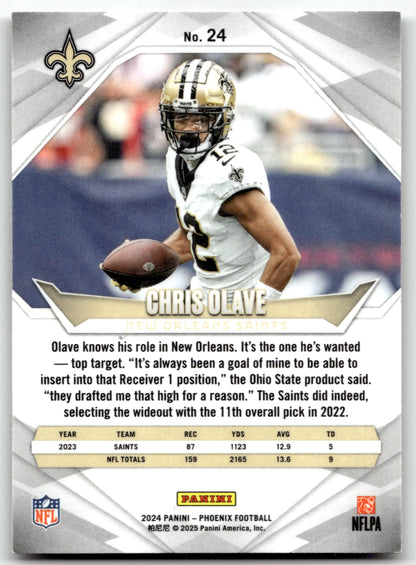 Chris Olave - #24 - 2024 Panini Phoenix - Panini