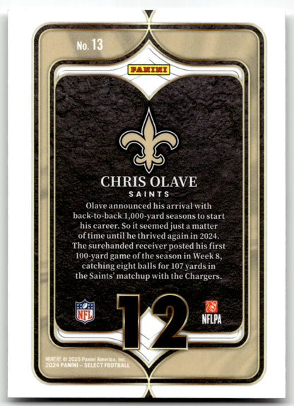 Chris Olave - #13 - 2024 Panini Select - Select