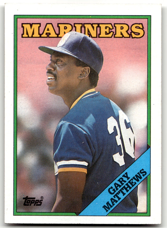 Gary Matthews - #156 - 1988 Topps - Topps