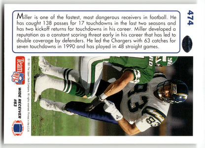 Anthony Miller - #474 - 1991 Upper Deck - Upper Deck