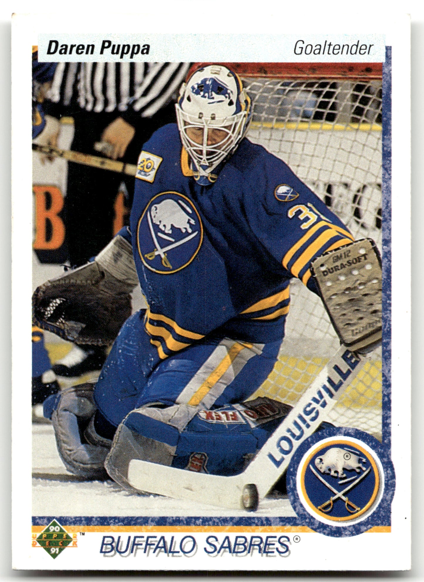 Daren Puppa - #166 - 1990-91 Upper Deck - Upper Deck