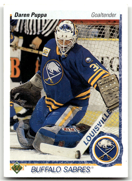 Daren Puppa - #166 - 1990-91 Upper Deck - Upper Deck