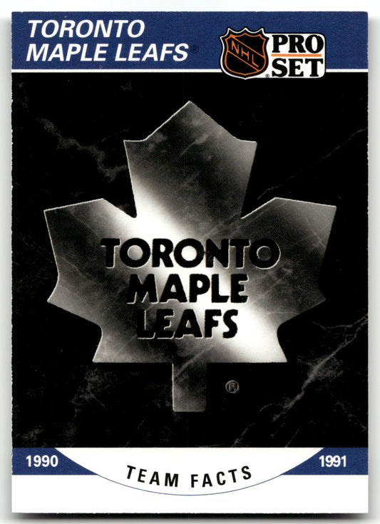 Toronto Maple Leafs Logo - #583 - 1990-91 Pro Set -