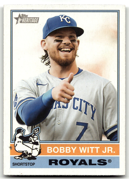 Bobby Witt Jr. - #92c - 2025 Topps Heritage - Topps