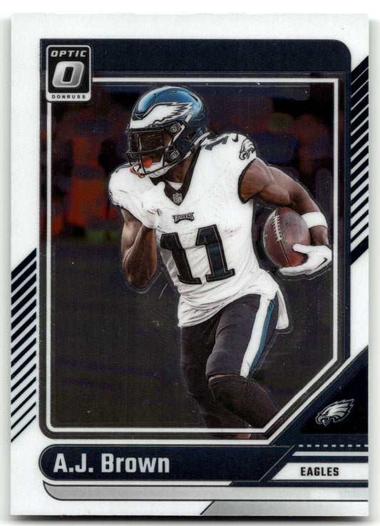 A.J. Brown - #160 - 2024 Donruss Optic - Optic