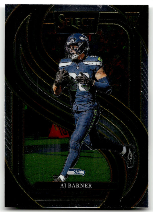 AJ Barner - #103 - 2024 Panini Black - Panini