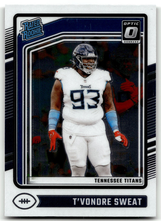 T'Vondre Sweat - #295 - 2024 Donruss Optic - Optic