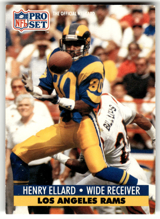 Henry Ellard - #199 - 1991 Pro Set -