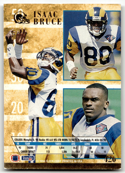 Isaac Bruce - #426 - 1994 Ultra -