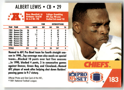 Albert Lewis - #101 - 1991 Pro Set Spanish -
