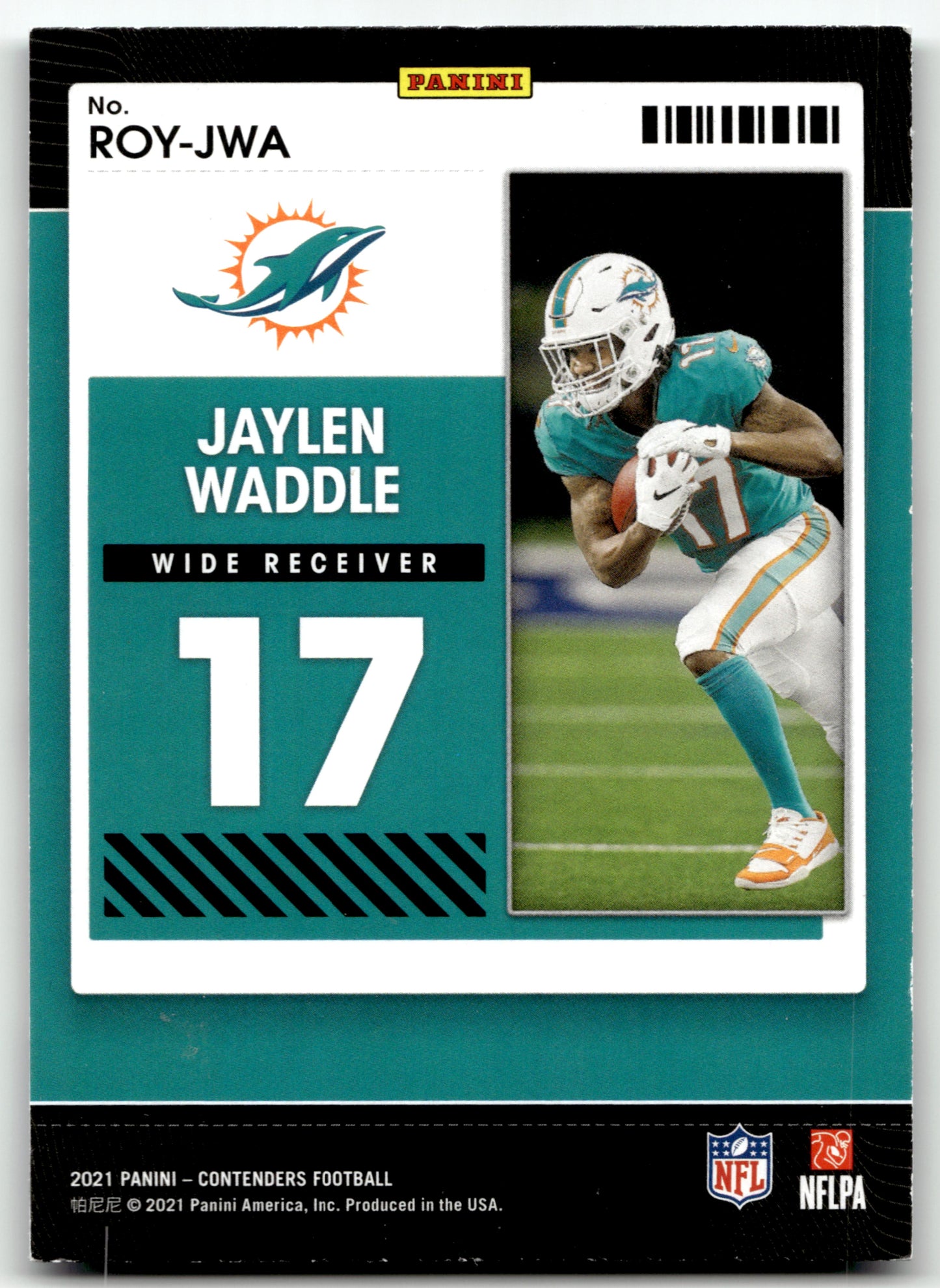 Jaylen Waddle - #ROY-JWA - 2021 Panini Contenders - Panini