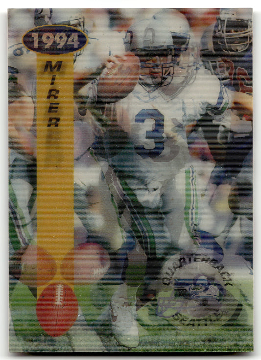 Rick Mirer - #115 - Lenticular - 1994 Sportflics