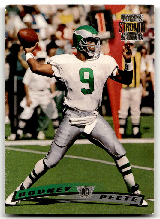 Rodney Peete - #243 - 1996 Stadium Club -