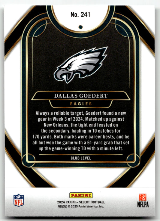 Dallas Goedert - #241 - 2024 Panini Select - Panini