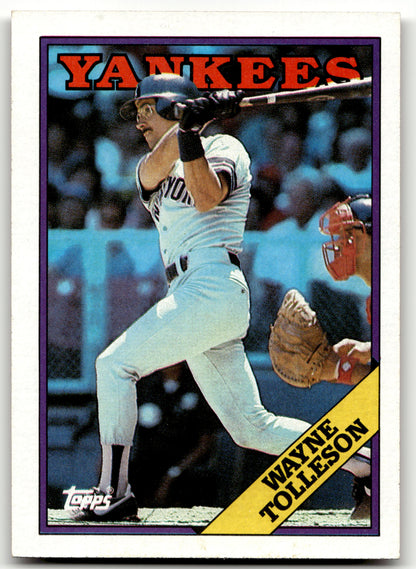 Wayne Tolleson - #411 - 1988 Topps - Topps