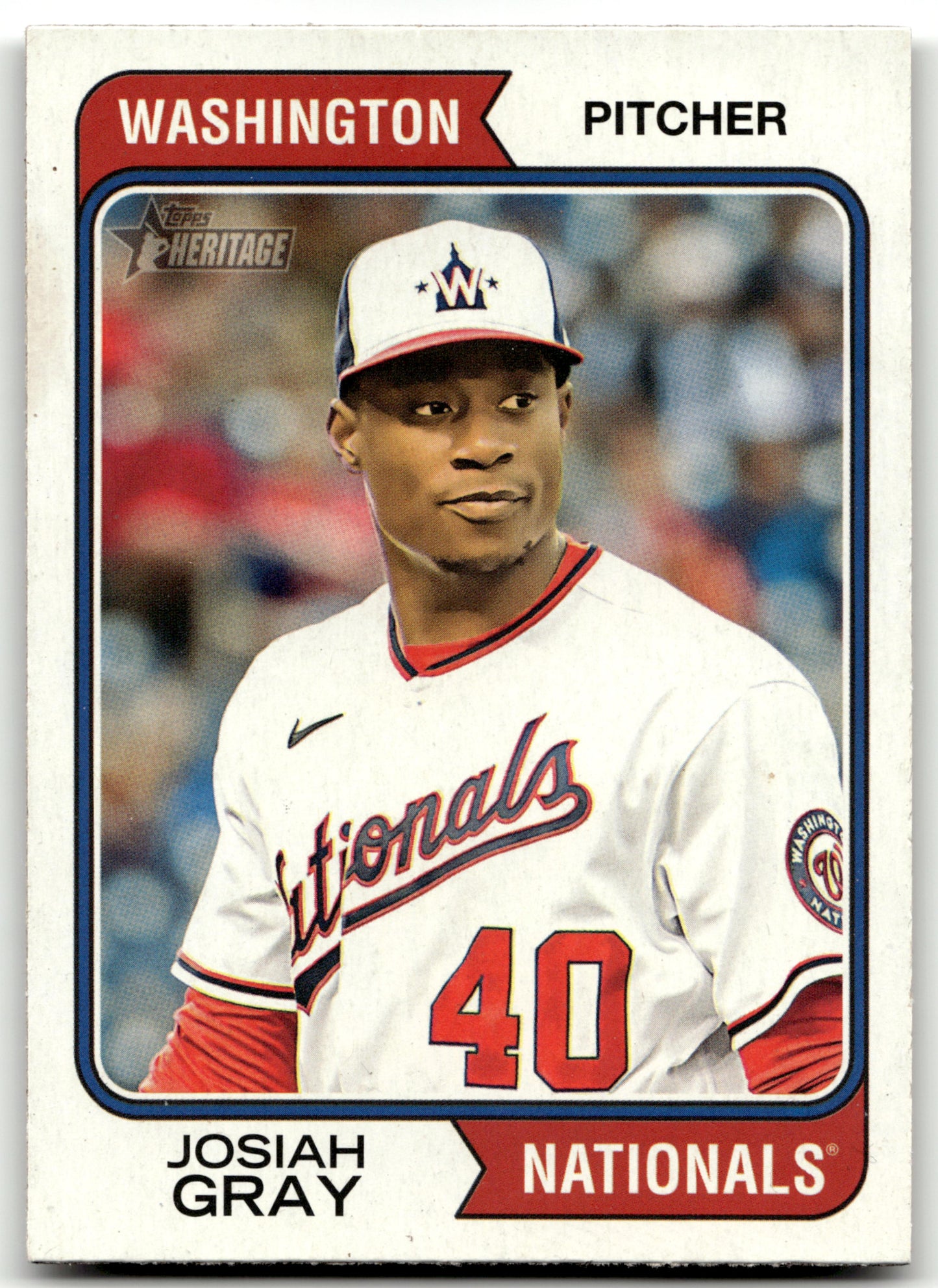 Josiah Gray - #376 - 2023 Topps Heritage - Topps