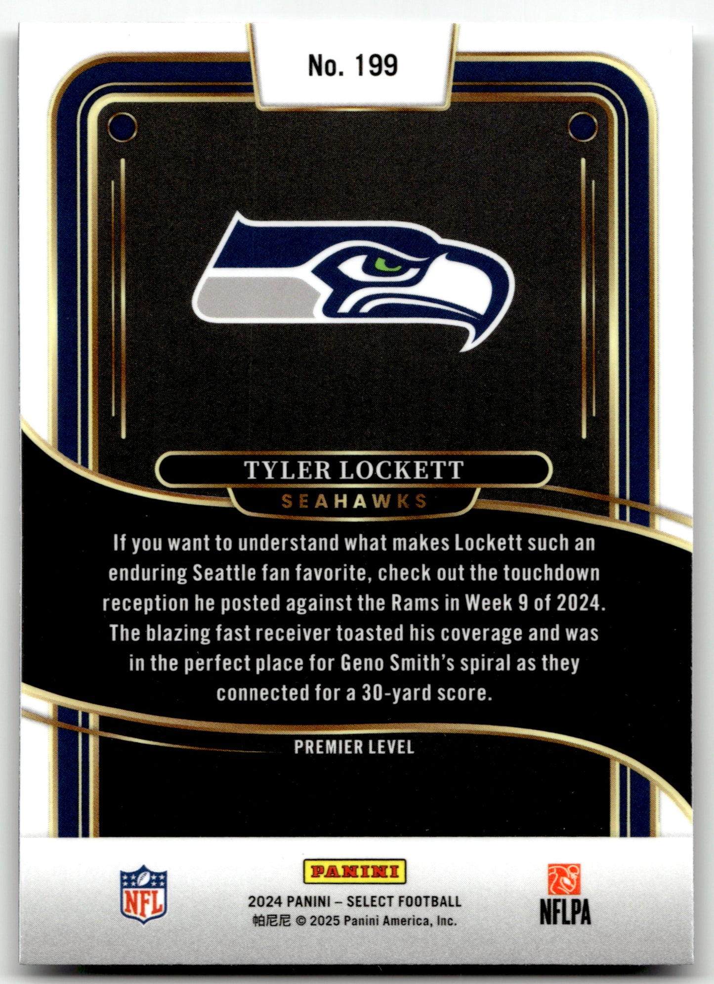 Tyler Lockett - #199 - 2024 Panini Select - Panini