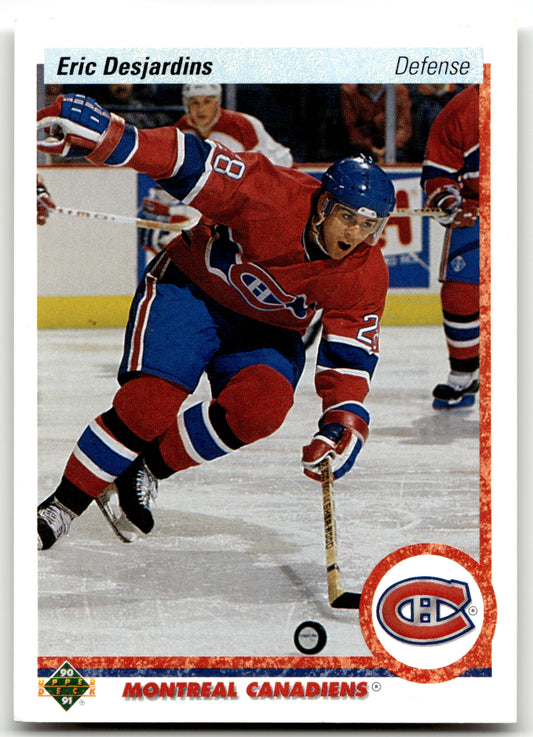 Eric Desjardins - #428 - 1990-91 Upper Deck French - Upper Deck