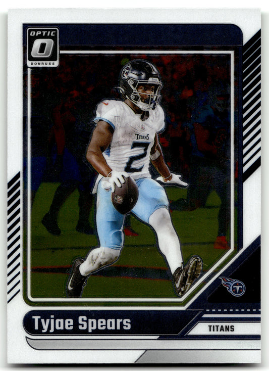 Tyjae Spears - #191 - 2024 Donruss Optic - Optic