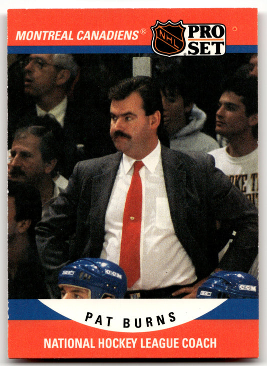 Pat Burns - #669 - 1990-91 Pro Set -