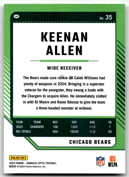 Keenan Allen - #35 - 2024 Donruss Optic - Optic