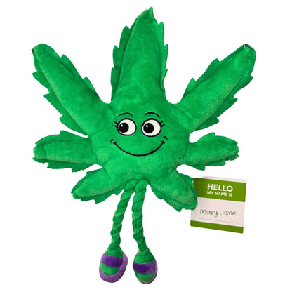 Mary Jane the Weed Leaf Dog Toy