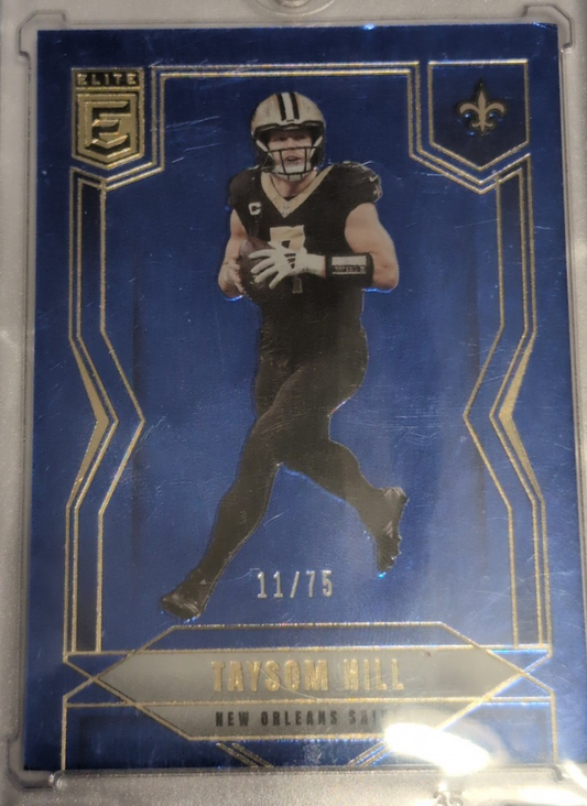 2025 Donruss Elite Taysom Hill 11/75 New Orleans Saints #50