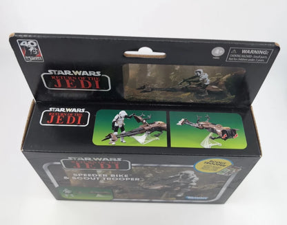 2023- STAR WARS -  3.75in Speeder Bike and Scout Trooper - Hasbro