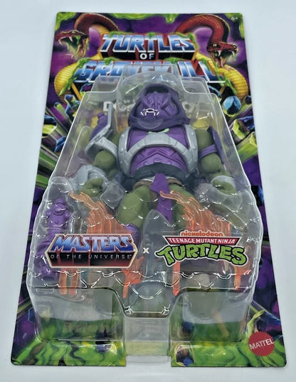 2024 - Donatello Grayskull MOTU TMNT Snake-Hunter Tech-Head Action Figure