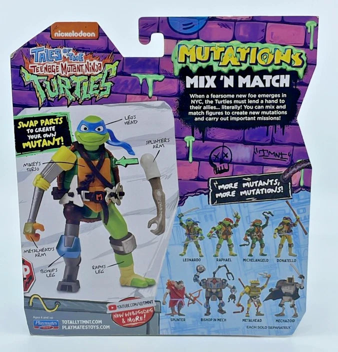 TMNT Tales Mutations Mix N Match Metalhead Figure with Figure Protector