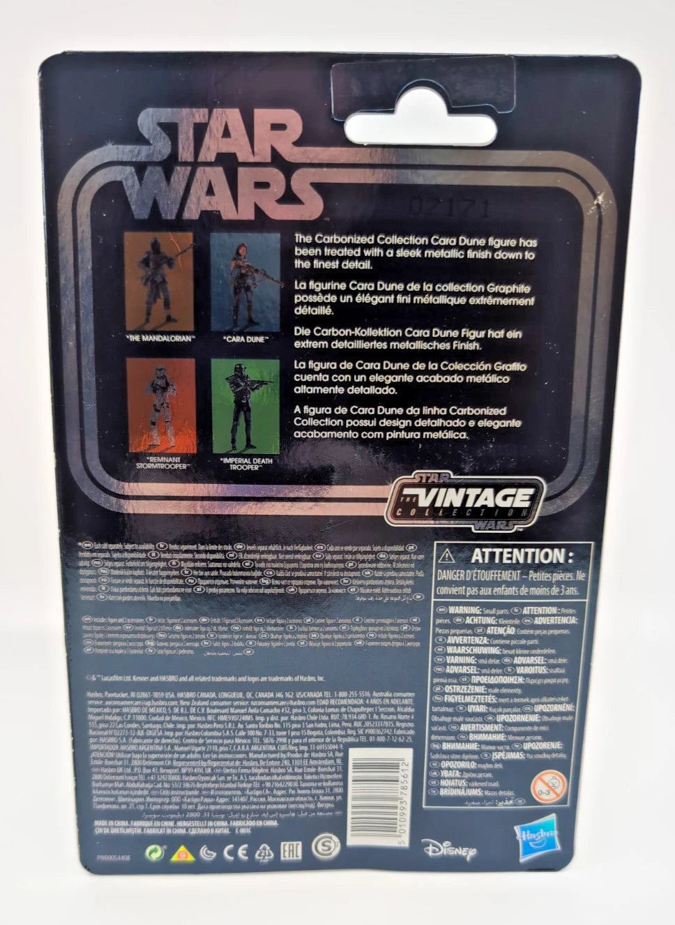 2021 - Star Wars Vintage Collection - Cara Dune Carbonized - Kenner/Hasbro