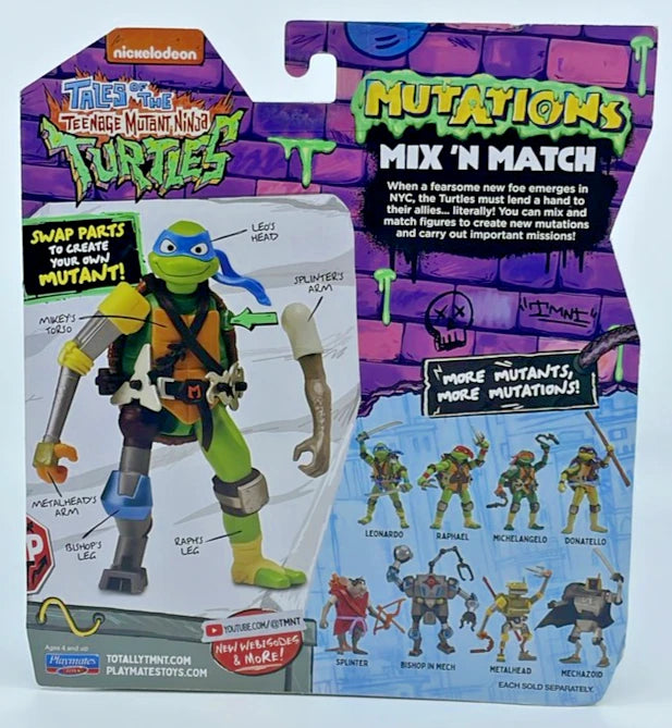 TMNT Mutations Mix 'N Match Bishop Mech Figure with Figure Protector