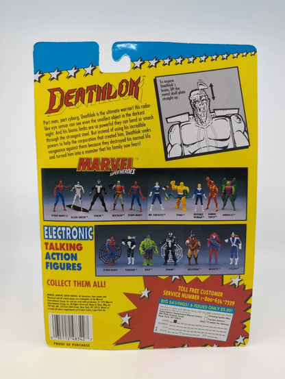 1992 - Marvel Super Heroes - Deathlok Hidden Cyber Strength - Toy Biz