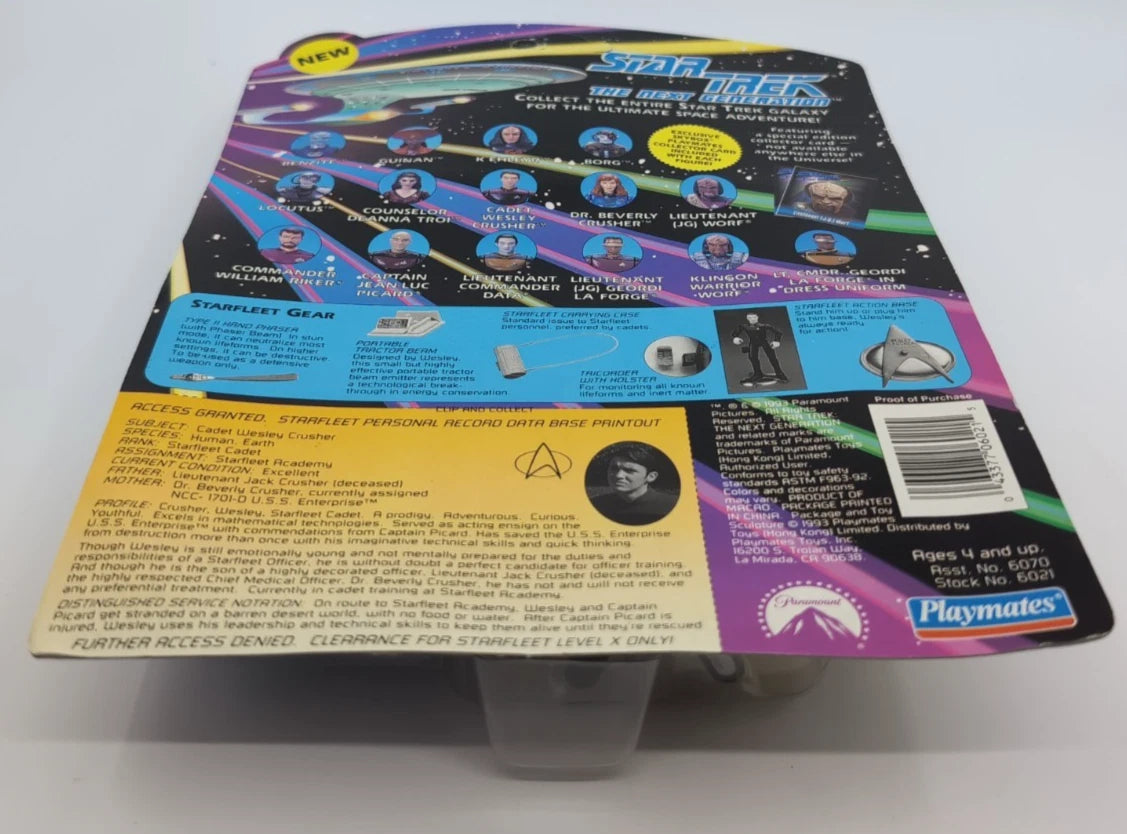 1993 - Star Trek TNG - Cadet Wesley Crusher - Playmates