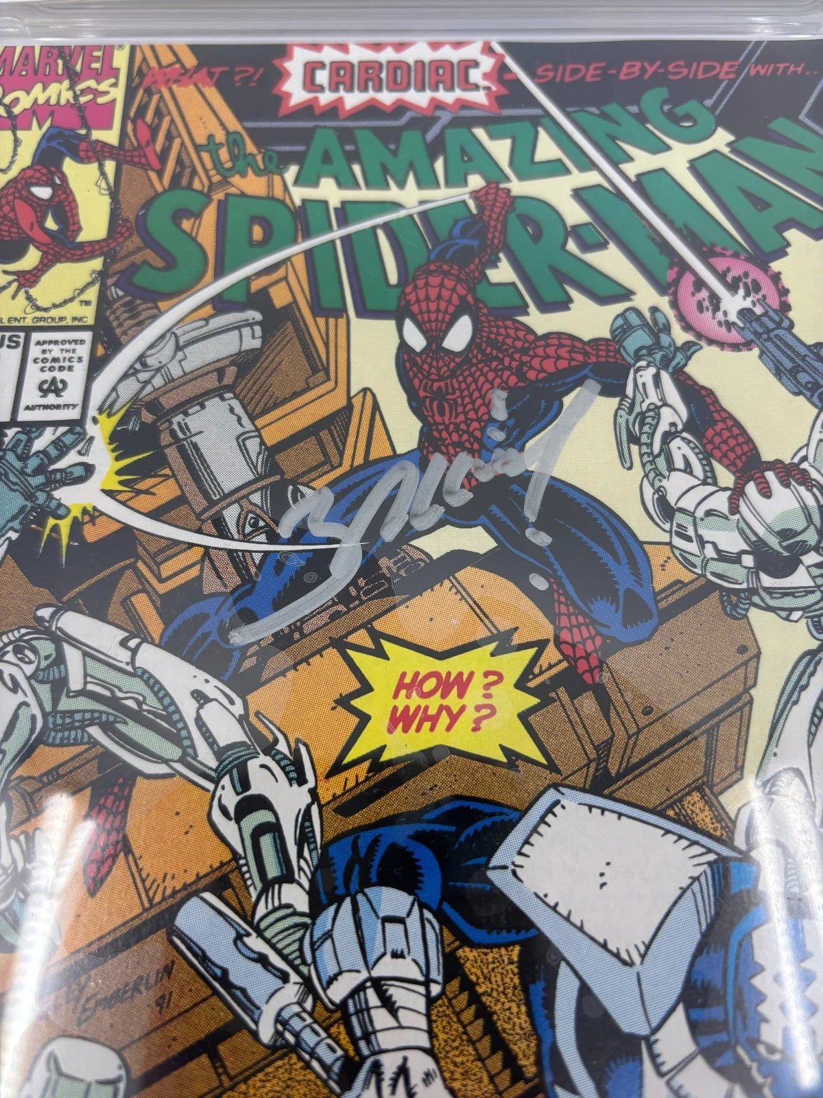 The Amazing Spider-Man #360 SIGNED Mark Bagley CGC 9.8 RARE Marvel Comic Legend