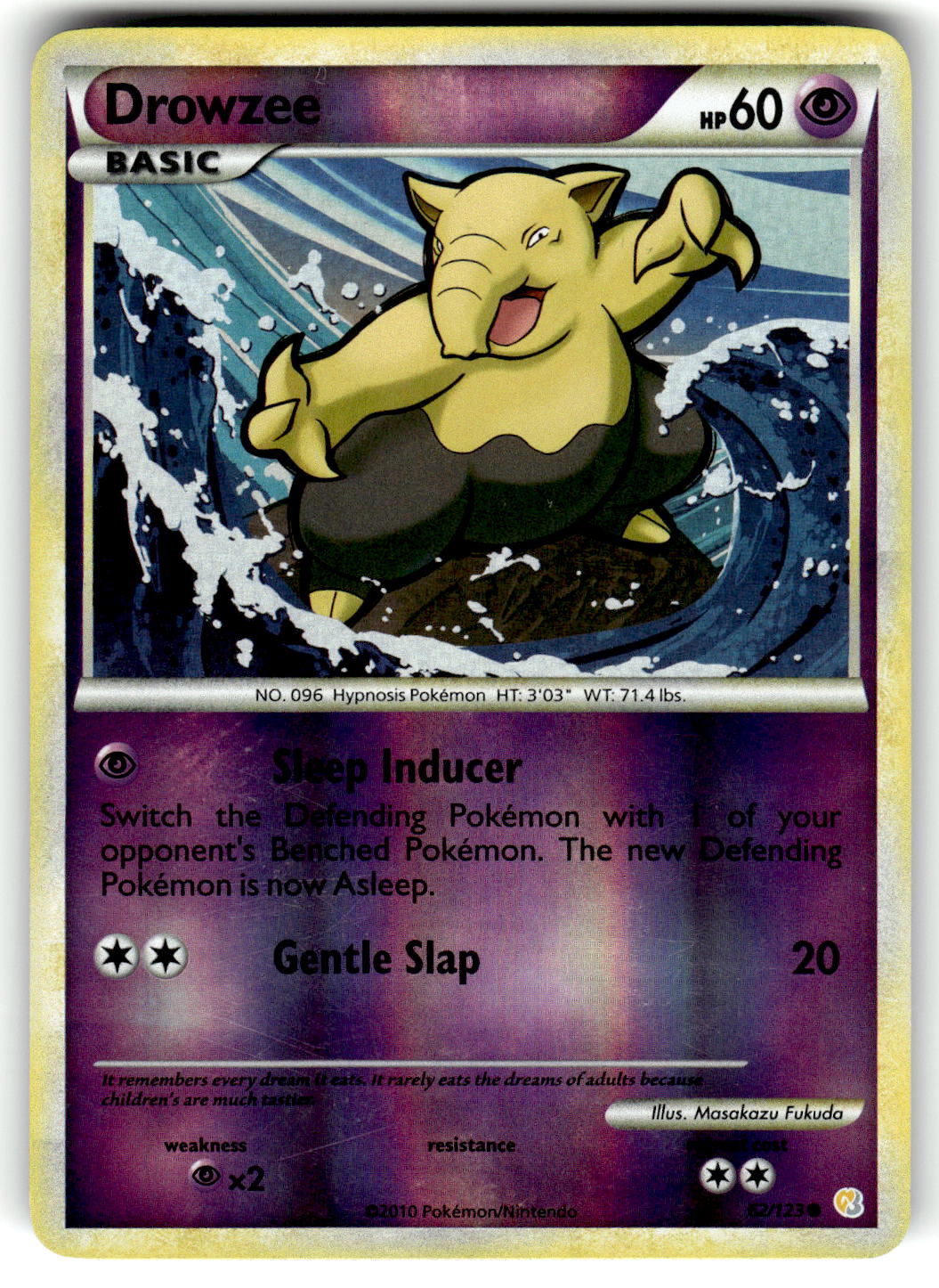 HeartGold SoulSilver #62/123 Drowzee
