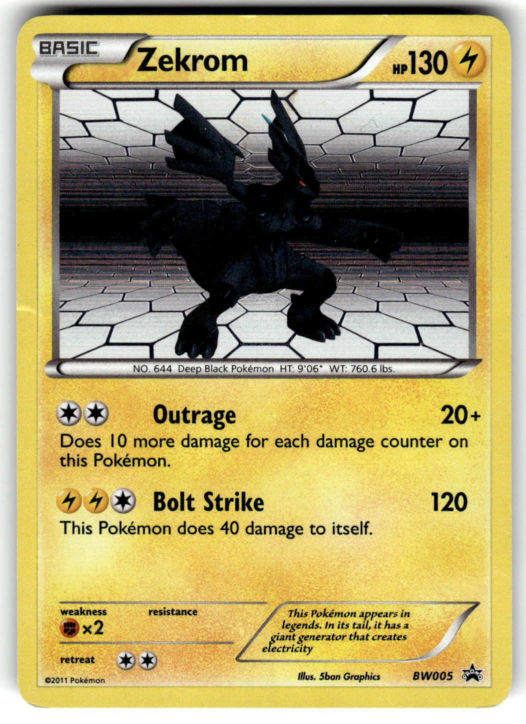 Black and White Promos #BW005 Zekrom