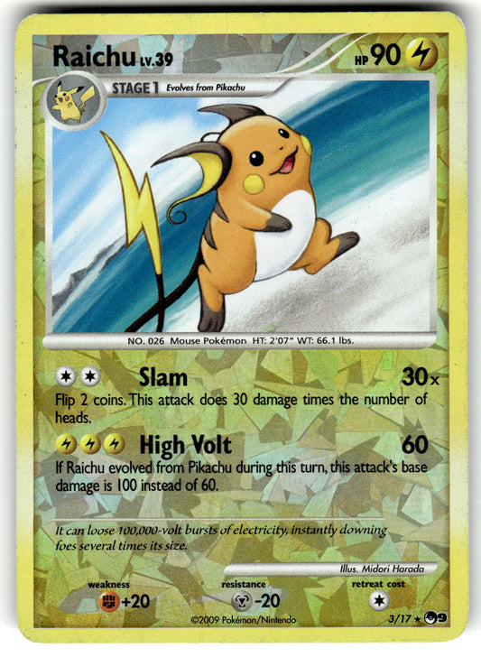 POP Series 9 #003/017 Raichu Cracked Ice