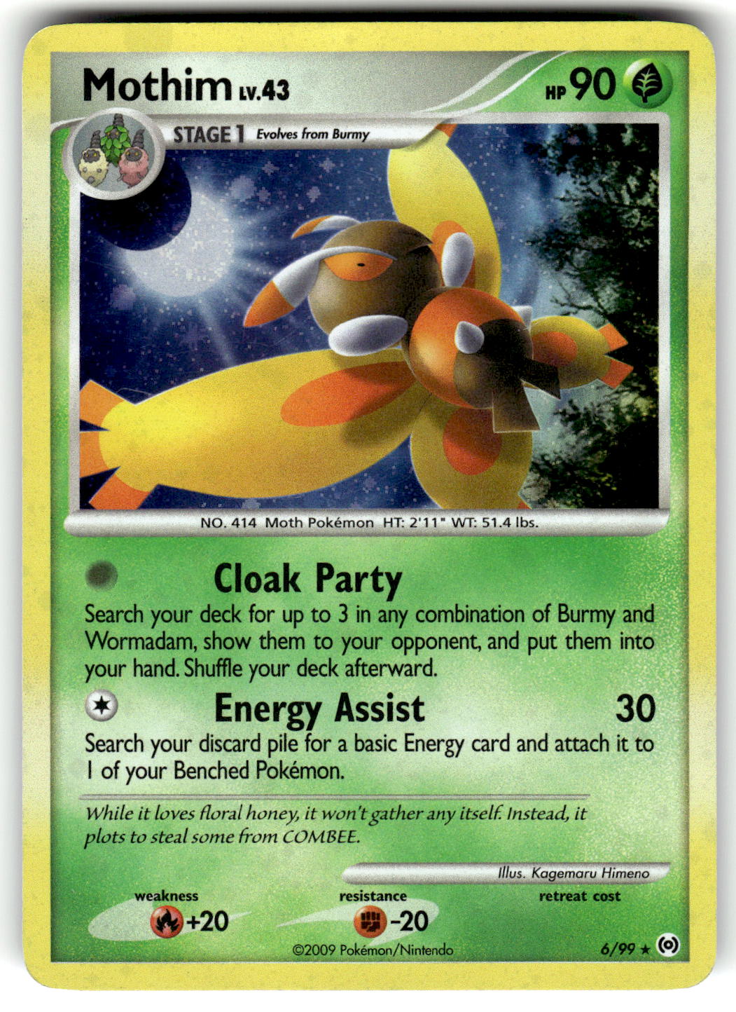 Arceus #6/99 Mothim